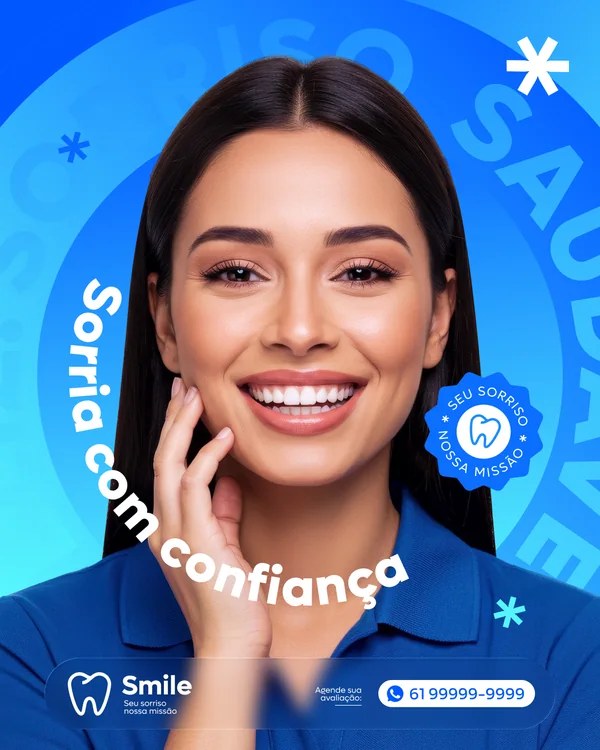 Post de dentista: Sorria com confiança
