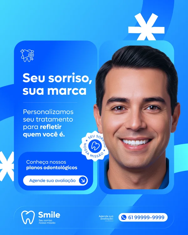 Post de dentista: Seu sorriso, sua marca