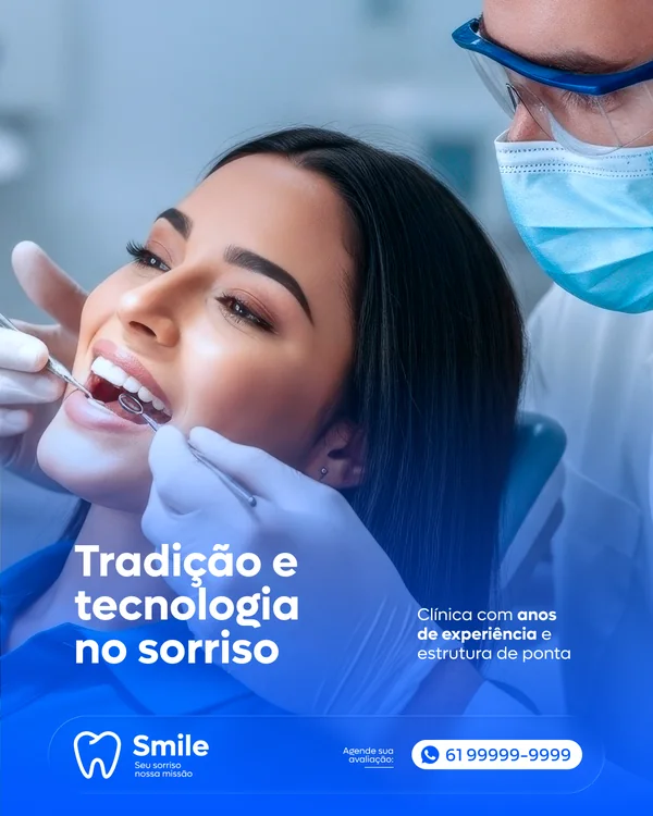 Post de dentista: Tradição e tecnologia no sorriso