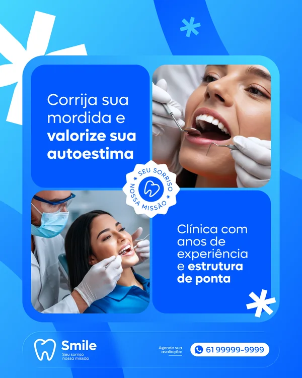Post de dentista: Corrija sua mordida e valorize sua autoestima